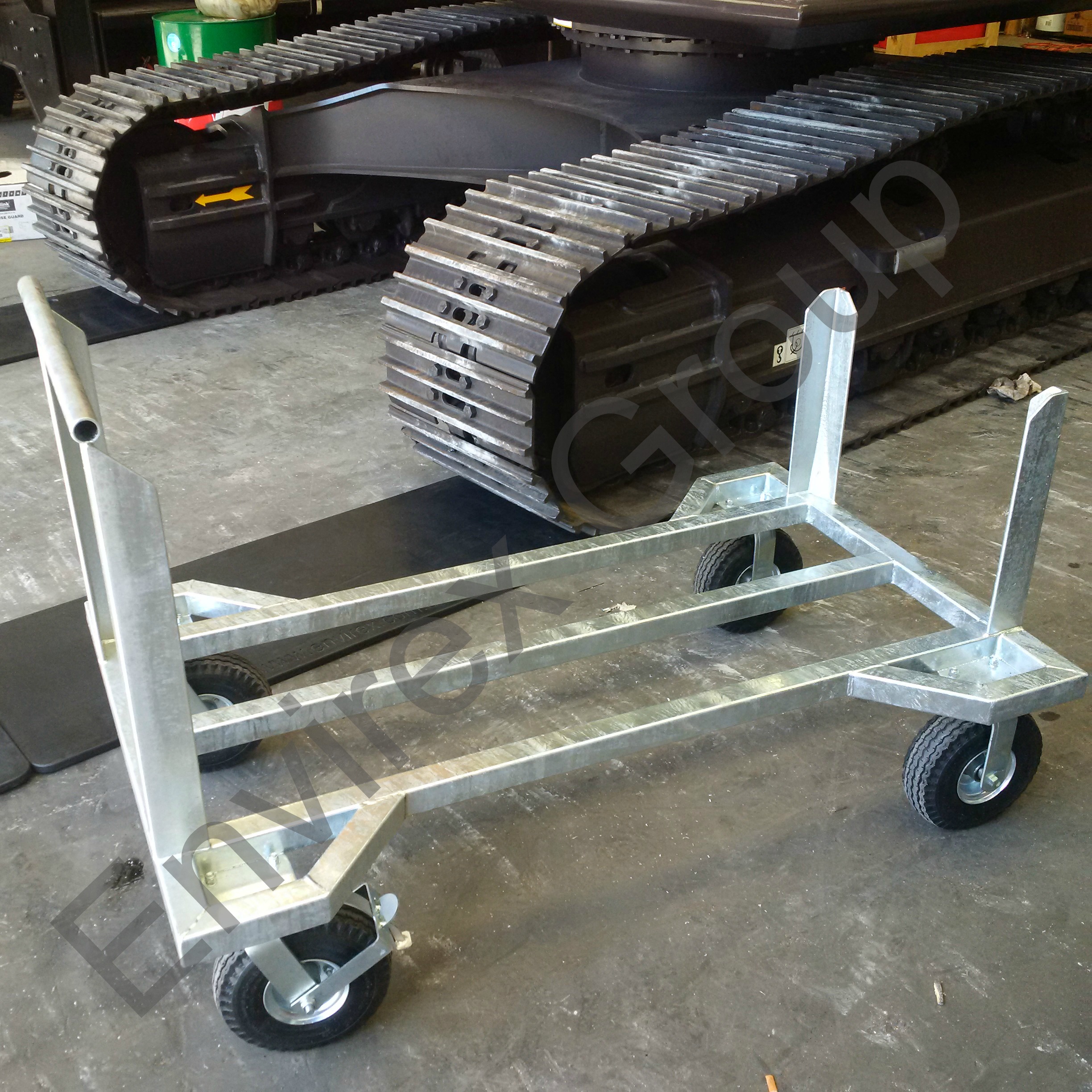 MEGATRAX Workshop Floor Protection Mats Storage Trolley